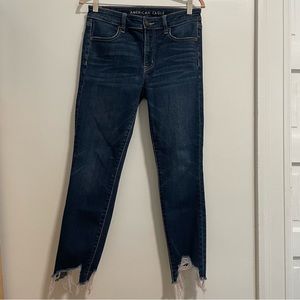 American Eagle High Rise Jegging Crop Jeans Size 8